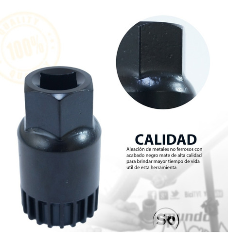Imagen 3 de 3 de Extractor Para Centro De Eje Sellado Para Bicicleta
