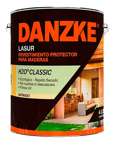 Impregnante Maderas Danzke H2o Satinado 1 Lt Tienda Universo