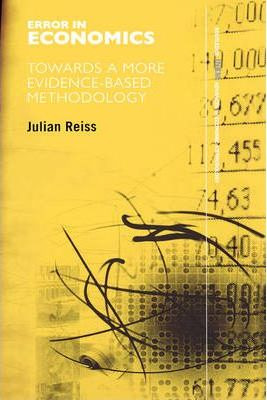 Libro Error In Economics - Julian Reiss