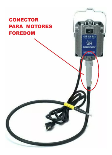 Conector Foredom Motor Chicote Eje Flexible Colgante Shaft