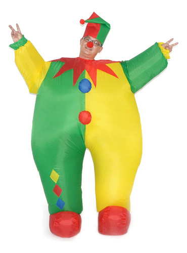 Adult Funny Inflatable Clown Costume Props Explosion