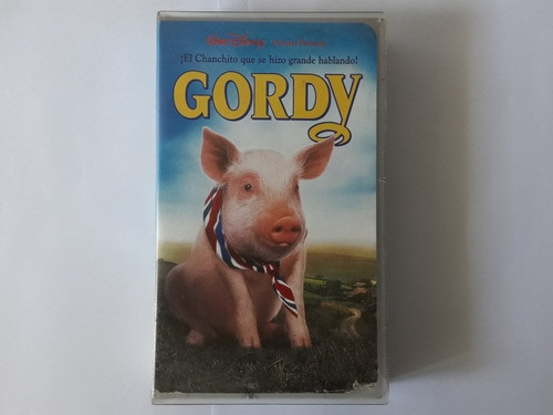 Gordy Pelicula Vhs Original Disney Audio Latino