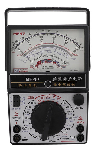 Multímetro Analógico Industrial Mf47, Puntero Magnético Int.