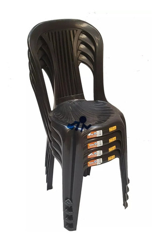 Cadeira De Plastico Bistro Empilhavel Antares Novo Kit 40 Un