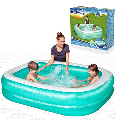 Pileta Inflable Rectangular Bestway 54005 450 Lts Cuota