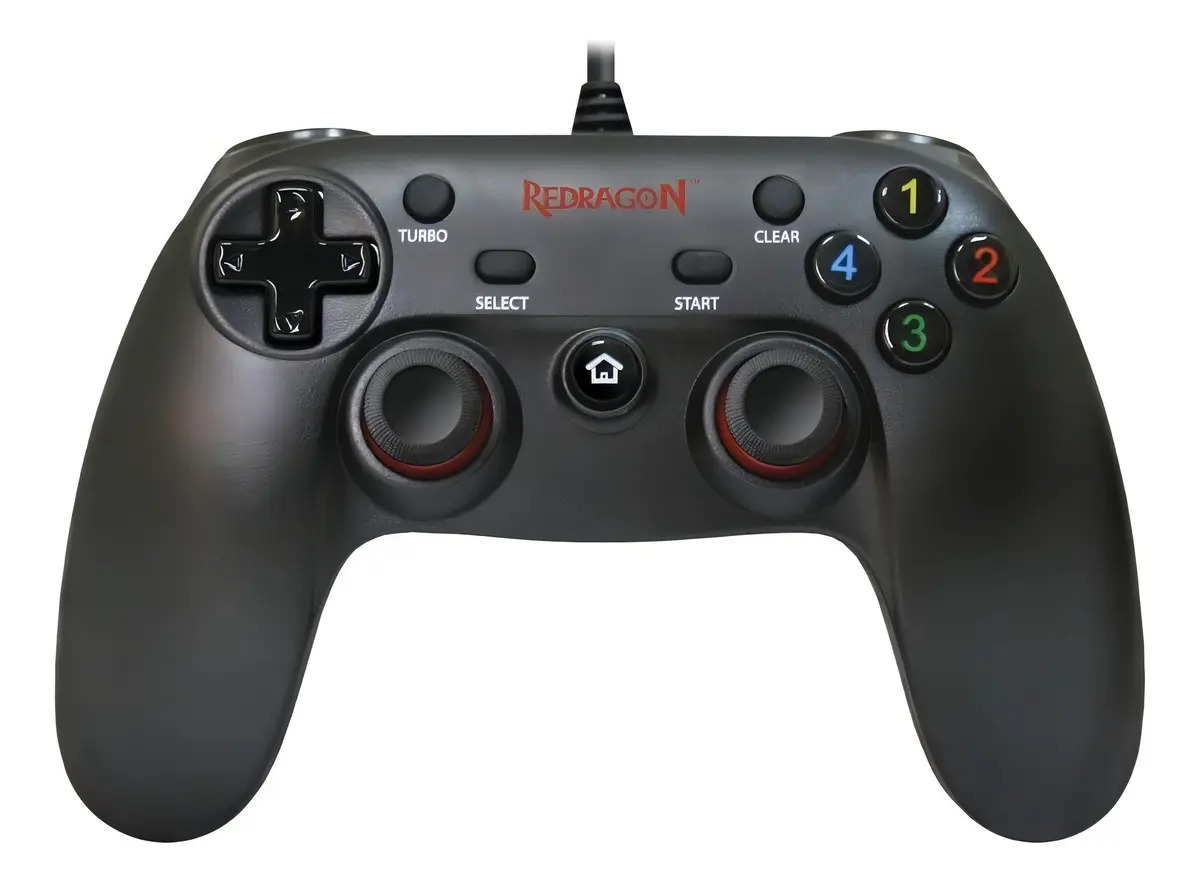 Controle joystick Redragon Saturn G807 preto