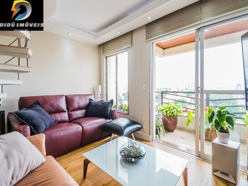 Imagem 7 de 30 de Excelente Cobertura Duplex Com 212 M² No Bosque Da Saúde, Sendo 3 Dormitórios, 1 Suíte, Ampla Área Externa Com Churrasqueira E Piscina Privativos, 2 Vagas. - Cb00006 - 69287657