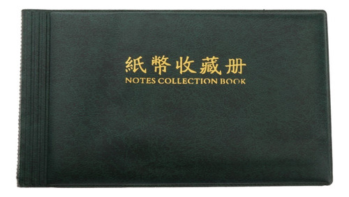 Álbum De Colección De Billetes Funda Protectora De 20