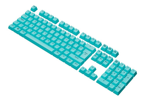 Imagen 1 de 9 de Set 105 Teclas Colores Vsg Stardust Bellatrix Celeste Keycap