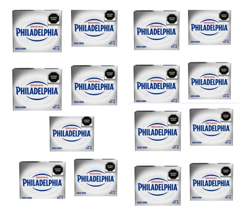 Philadelphia · Queso Crema Original 90g 15 Pzas