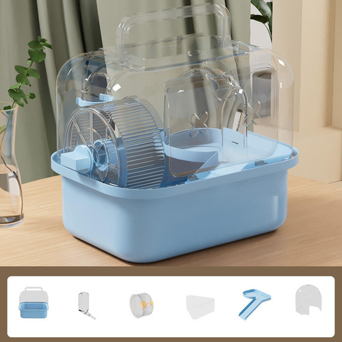 Hábito Hámster Hábitat Ejercicio Multipropósito De Azul