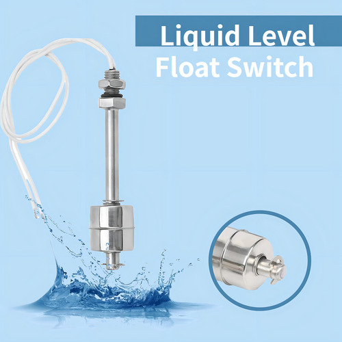 Sensor De Nivel De Líquido, Interruptor De Nivel De Agua, Sensor De Nivel De Agua Líquida De Acero Inoxidable 0~220v, Interruptor De Flotador De Acero Inoxidable, Interruptor De Flotador