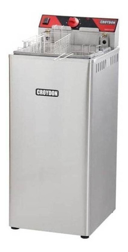 Fritadeira industrial Croydon Quente Elétrica FZ25 15L aço inoxidável 220V