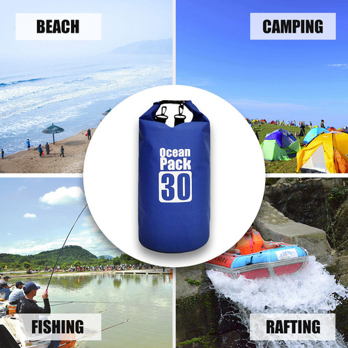Bolsa Seca De Pvc Con Correas Para Hacer Rafting Y Acampar