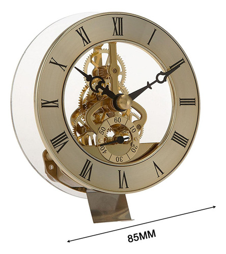 Mecanismo De Reloj De Engranajes Vintage, Juego De Oro