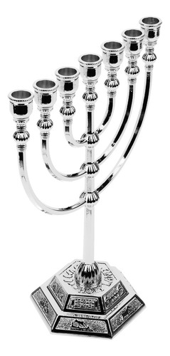 Candelabro Judío Con Siete Menorás, Regalo De 7 Brazos