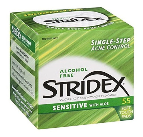 Stridex Acné De Un Solo Paso Control  Con Aloe Almohadillas