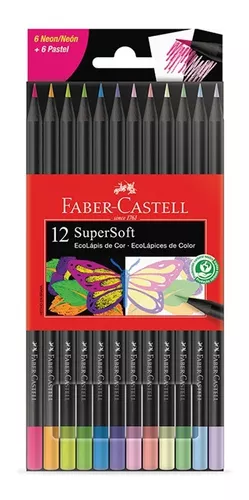 Lápices Súper Soft 50 colores Faber-Castell
