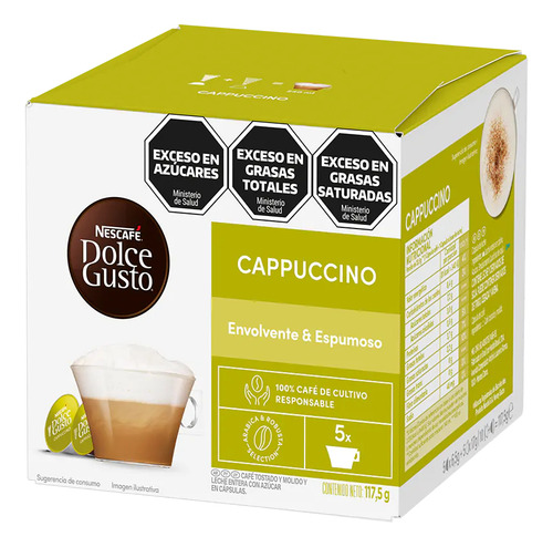 Caja X10 Cápsulas De Café Nescafé® Dolce Gusto® Cappuccino