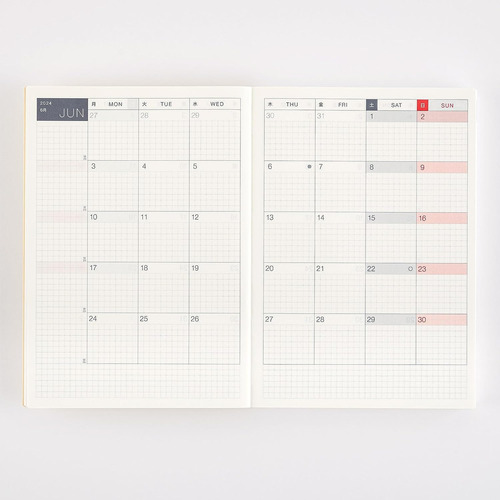 Libro Hobonichi Techo Cousin [inglés/a5/enero De 2024 ...