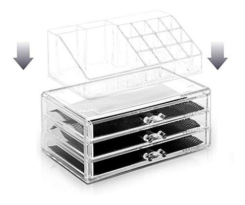 Organizador De Acrilico Para Cosmeticos Maquillaje Oferta