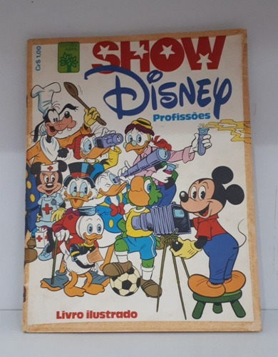 Álbum De Figurinhas Show Disney Profissões - Editora Abril 