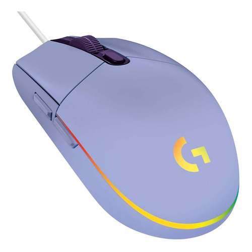 Mouse Gamer Logitech G203 Lila Light Usb