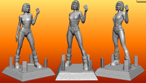 Figura De Leeloo Del Quinto Elemento, ¡colección Única!