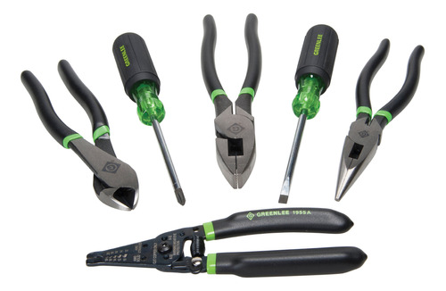 Greenlee 015936 Kit De Herramientas Manuales Six Piece