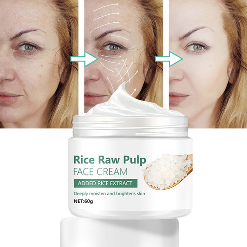 Crema Facial Con Fermento De Arroz Z, 60 G, Hidratante, Refr