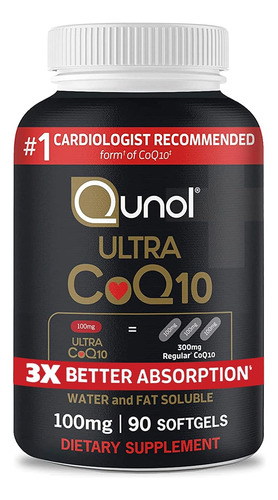 Suplemento Qunol Ultra Coq10 100mg - Unidad a $1732