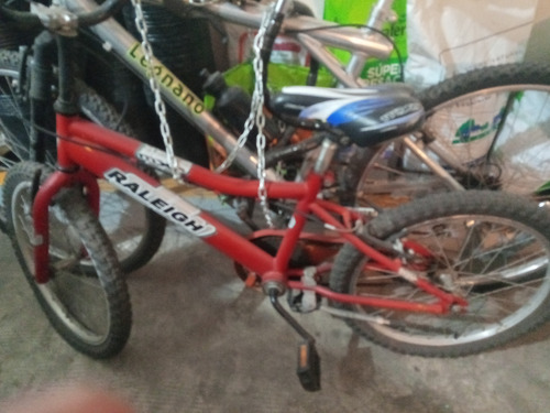 Bicicleta Raleigh Rodado 16 Niño Usada Buen Estado. Rojo 16 " (Usado)