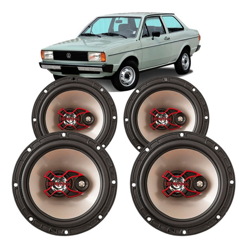 Alto Falante Automotivo Voyage 1987 A 1990 Bravox 100w Rms