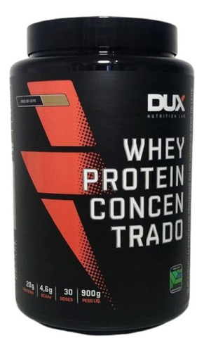 Whey Protein Concentrado 900g (pote) - Dux Nutrition Lab