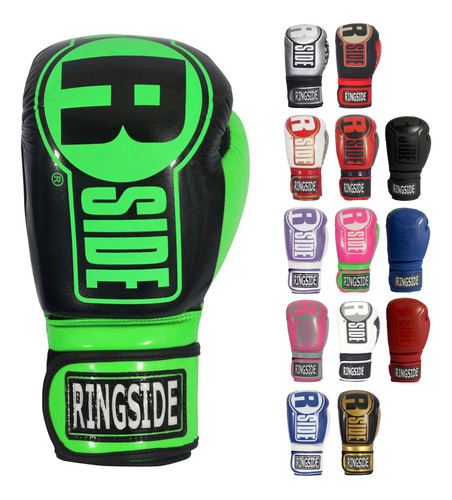 Guantes De Boxeo Ringside S/m Green/black