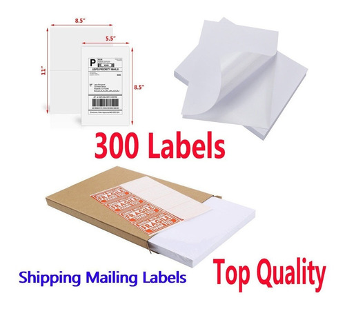 300 Etiquetas Auto Adhesiva Labelsr Envío Para Impresión Usp