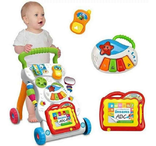 Caminadora Musical Bebe / Andador Con Accesorios Bebe