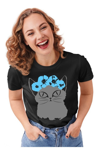 Camisetas De Gatos P/mujer En Oferta Cleen Alexer