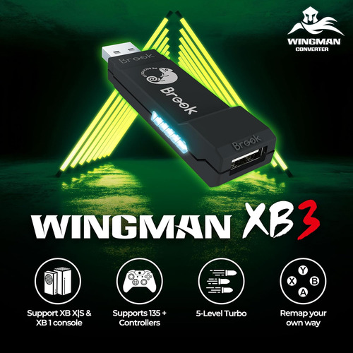 Adaptador De Mando Inalámbrico Brook Wingman Xb 3