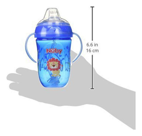 Sippy Cup Nuby Comfort 360 Plus Trainer, 270 Ml, Más De 3 Me