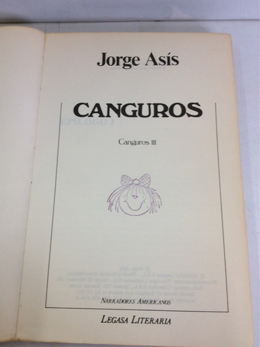 Imagen 4 de 5 de Canguros, Canguros Iii, Jorge Asís