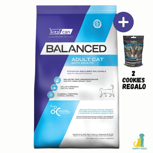 Vital Can Balanced Gato Adulto X 15 Kg - Happy Tails