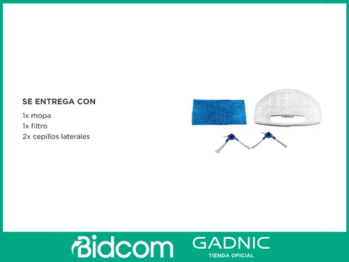 Set De Repuestos Para Aspiradora Robot Gadnic Rob00504