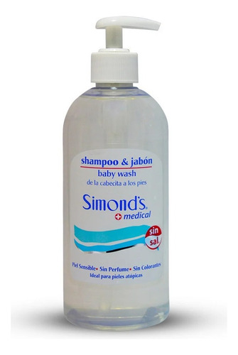 Simonds Medical Baby Wash Shampoo De 500 Ml