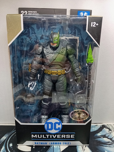 Batman Armor Suit Platinum Dc Multiverse Mcfarlane Toys (Usado)