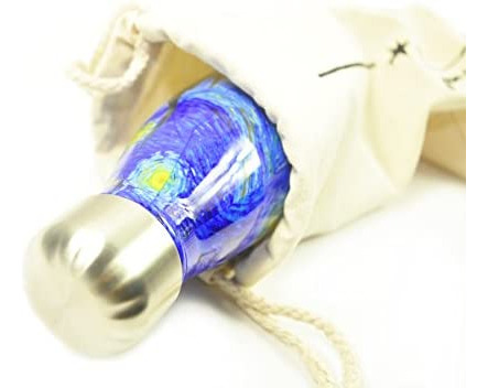 Botella Con Estampado De Estrellas, Van Gogh The Starry Bote