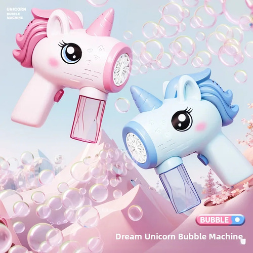 Bubble Machine Yqj Seahorse Pink 1 Water 1 Sticker