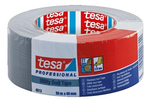 Fita Silver Tape Prata 48mm X 50m - Tesa