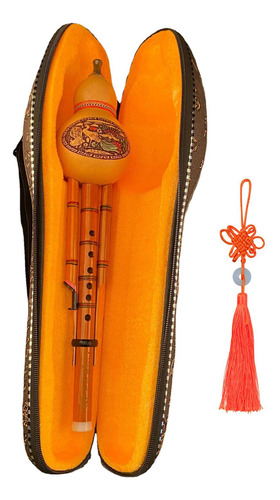 Hulusi Flauta Instrumento Cucurbit Flauta Con Bolsa De