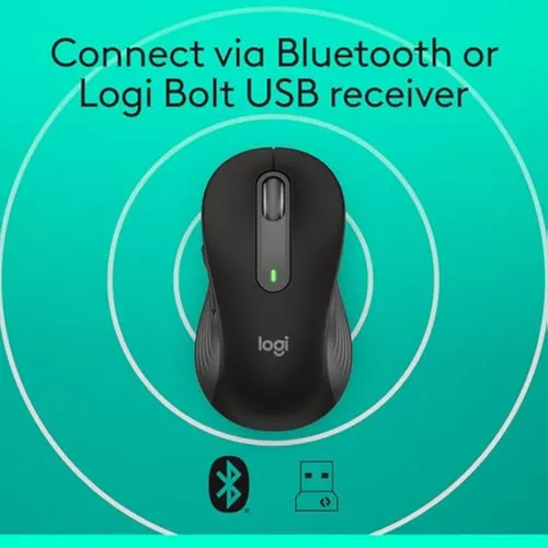 Mouse Inalámbrico Logitech Signature M650 L De Tamaño Comple